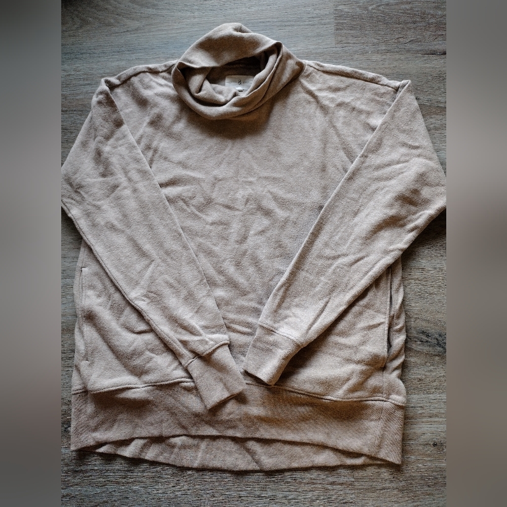 Women's Lightweight Cowl Neck Sweater - Beige